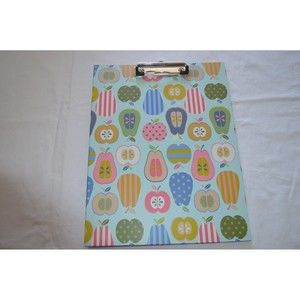 Matilda Jane Clothing Womens Girls Notepad Clipboard Apples Pears
